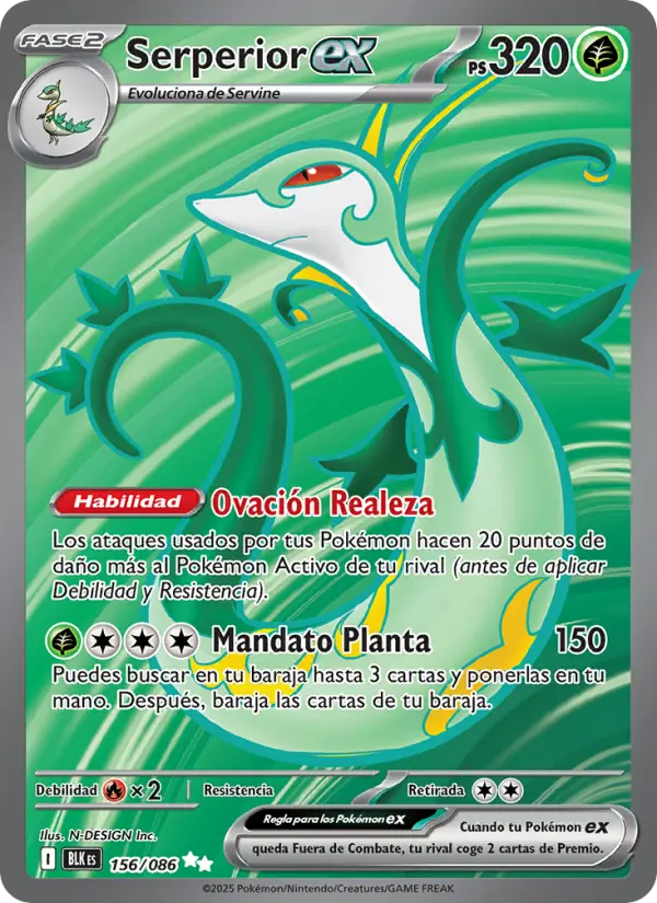 Serperior ex, Fulgor Negro Nº 156