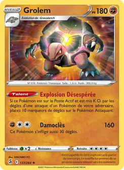 Grolem, Poing de Fusion Nº 137 Normal
