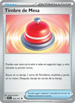 Timbre de Mesa, Chispas Fulgurantes Nº 165 Normal