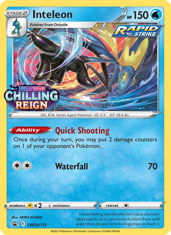 Inteleon, SWSH Black Star Promos No. SWSH113