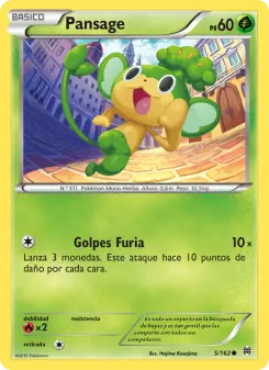 Pansage, Turbo Impulso No. 5 Normal