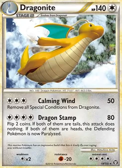 Dragonite, Triumphant No. 18 Normal