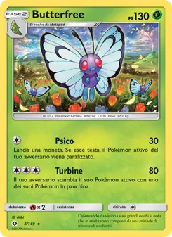 Butterfree, Sole e Luna No. 3