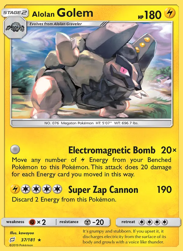 Alolan Golem, Team Up Nº 37