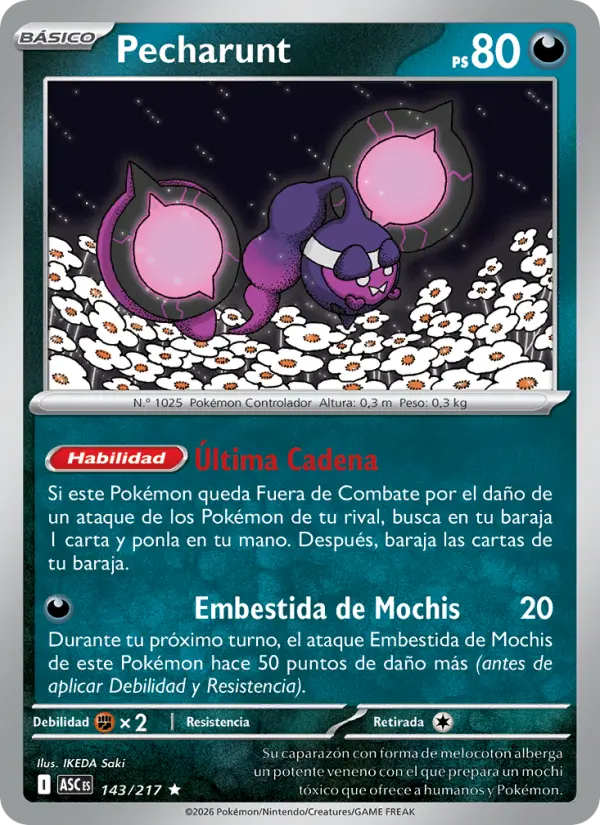 Pecharunt, Héroes Ascendentes No. 143