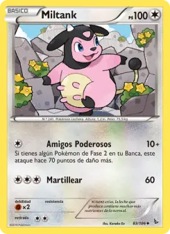 Miltank, Destellos de Fuego No. 83 Normal