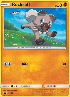 Rockruff, SM Black Star Promos Nº SM120 Normal