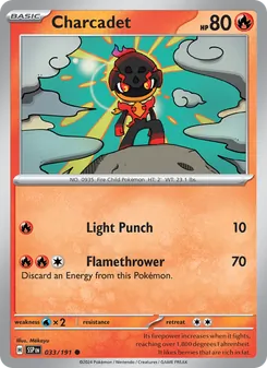 Charcadet, Surging Sparks No. 033