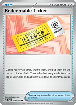 Redeemable Ticket, Journey Together No. 156 Normal