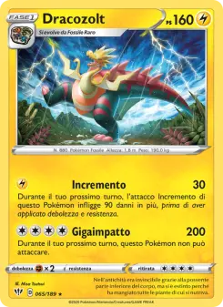 Dracozolt, Fiamme Oscure No. 65 Normal