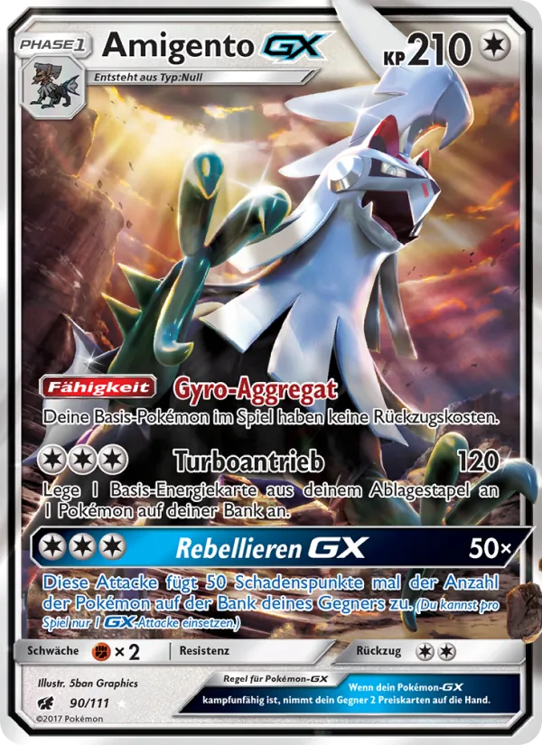 Amigento GX, Aufziehen der Sturmröte Nº 90