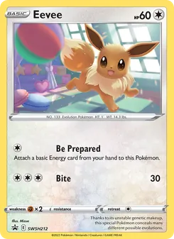 Eevee, SWSH Black Star Promos No. SWSH212 Normal