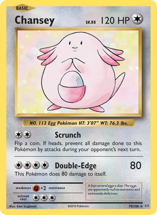 Chansey, Evolutions No. 70
