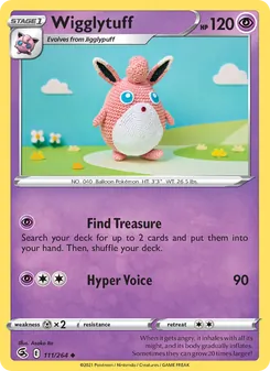 Wigglytuff, Fusion Strike Nº 111 Normal