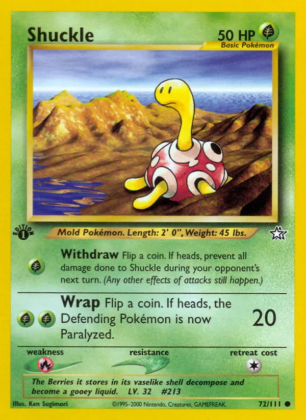 Shuckle, Neo Genesis No. 72