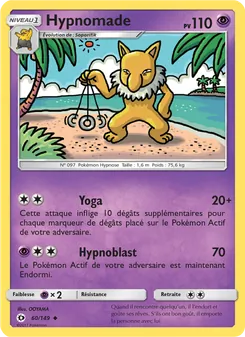 Hypnomade, Soleil et Lune No. 60 Normal