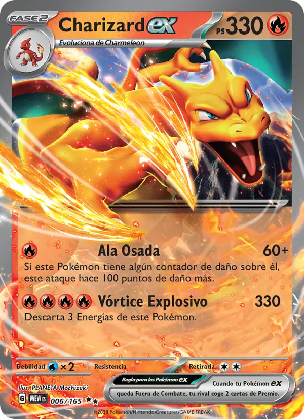 Charizard ex, 151 Nº 006