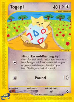 Togepi, Aquapolis No. 114 Normal