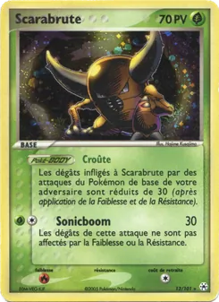 Scarabrute, EX Légendes Oubliées No. 13 Holo