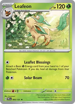 Leafeon, Prismatic Evolutions No. 005