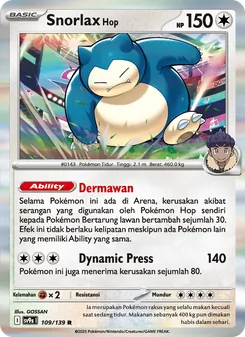 Snorlax <Hop>, Ikatan Takdir Nº 109 Normal