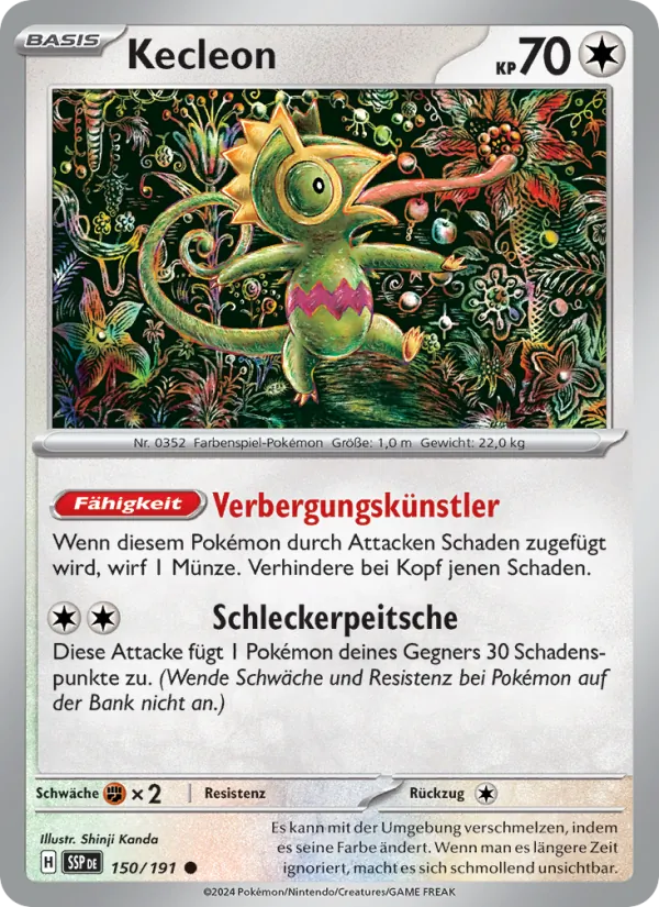 Kecleon, Stürmische Funken Nº 150