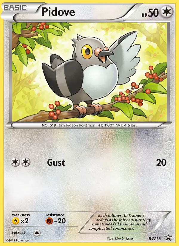 Pidove, BW Black Star Promos No. BW15
