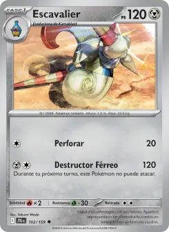 Escavalier, Juntos de Aventuras No. 102 Normal
