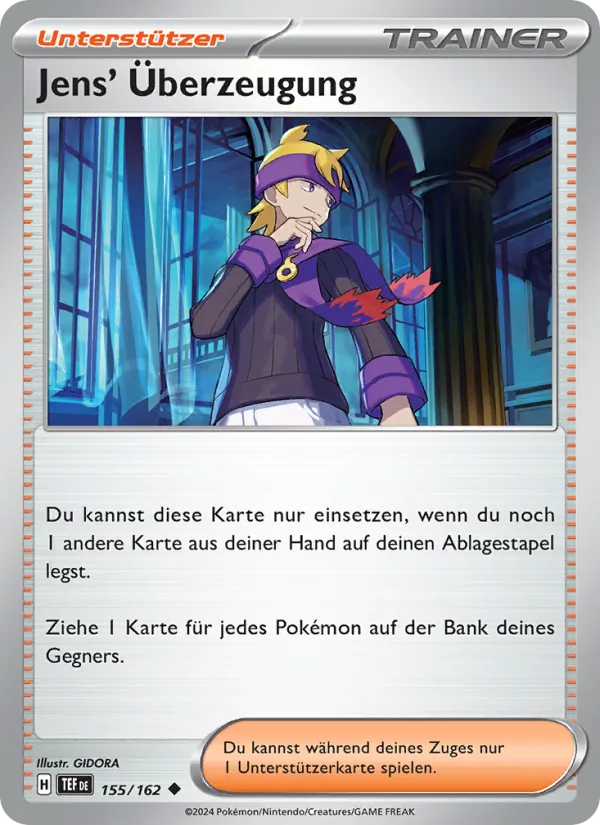 Jens' Überzeugung, Gewalten der Zeit No. 155
