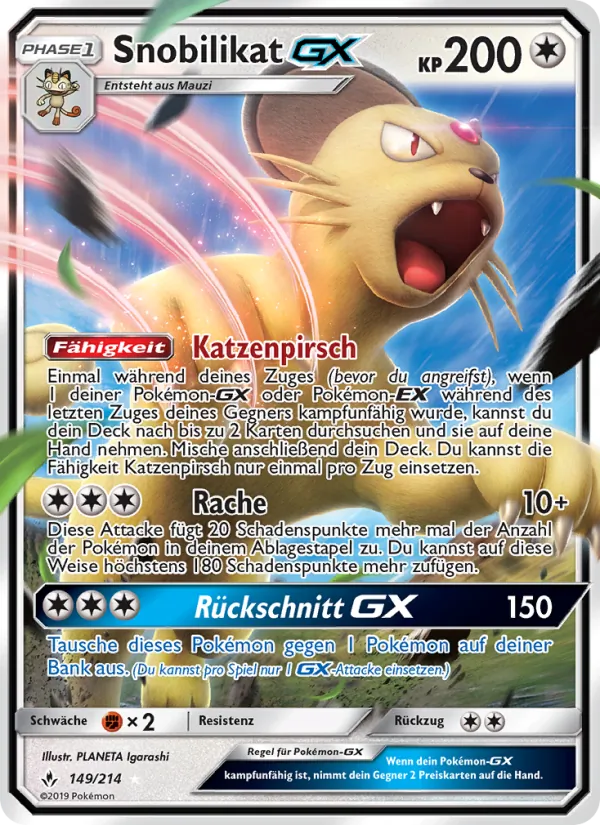 Snobilikat GX, Kräfte im Einklang Nº 149