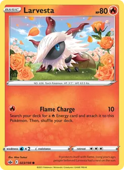 Larvesta, Chilling Reign No. 23 Normal