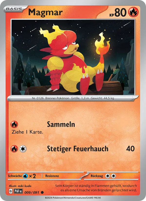 Magmar, Paldeas Schicksale Nº 009