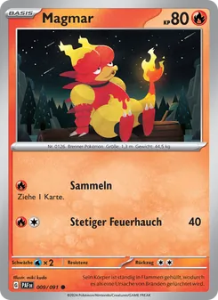 Magmar, Paldeas Schicksale Nº 009 Normal