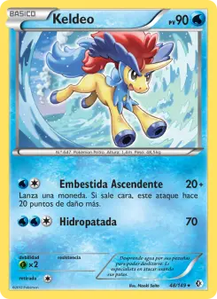 Keldeo, Fronteras Cruzadas No. 48 Normal