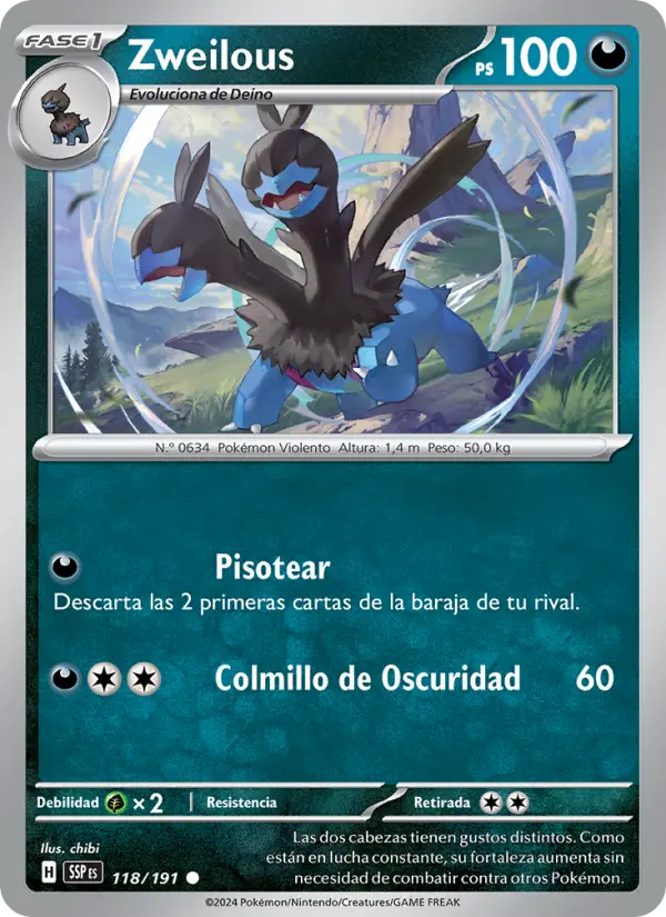 Zweilous, Chispas Fulgurantes Nº 118