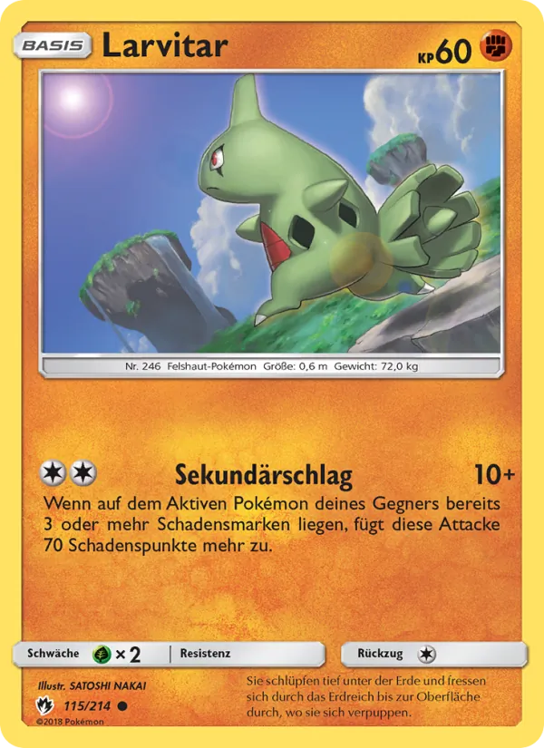 Larvitar, Echo des Donners No. 115