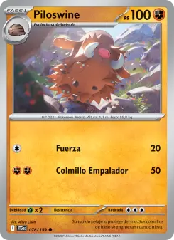 Piloswine, Juntos de Aventuras No. 078 Normal