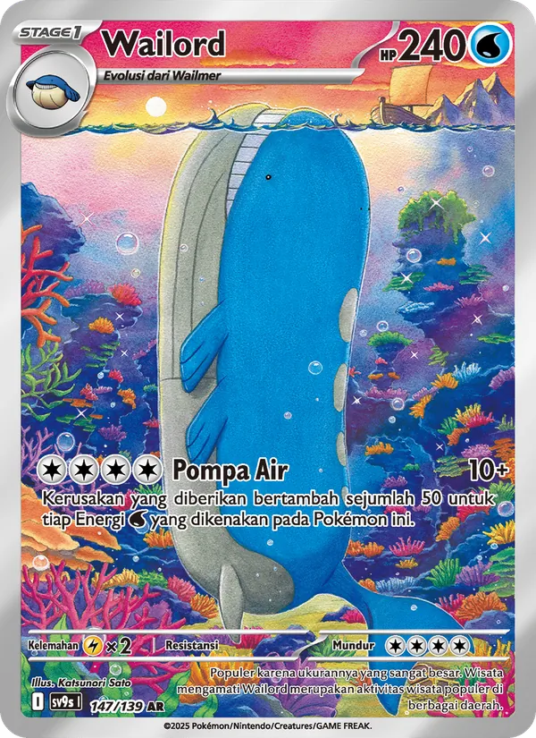 Wailord, Ikatan Takdir Nº 147