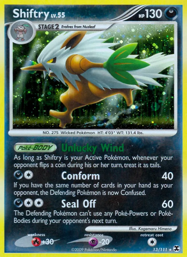 Shiftry, Rising Rivals No. 13