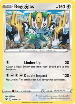 Regigigas, SWSH Black Star Promos No. SWSH247 Normal