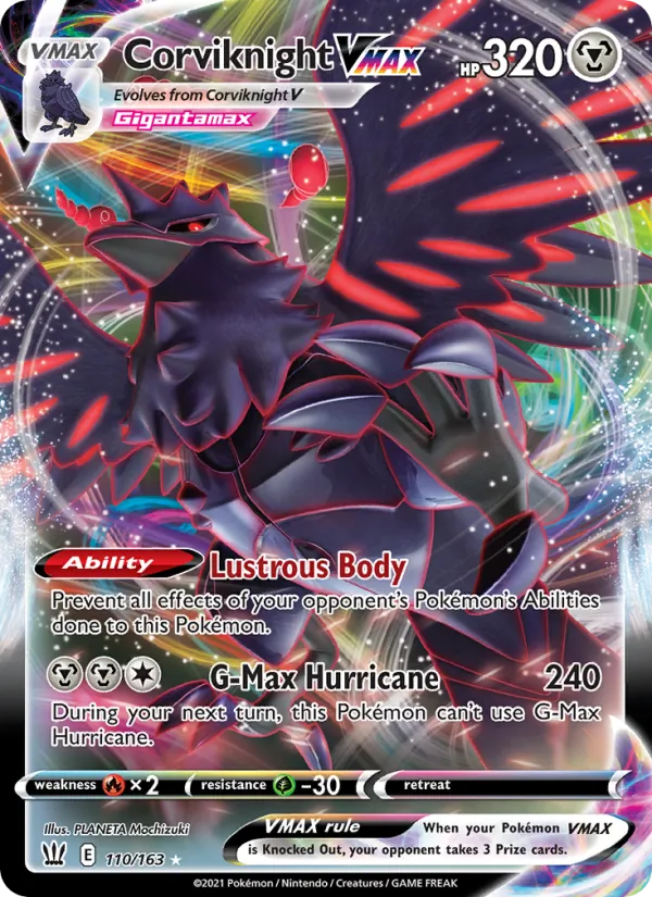 Corviknight VMAX, Battle Styles Nº 110
