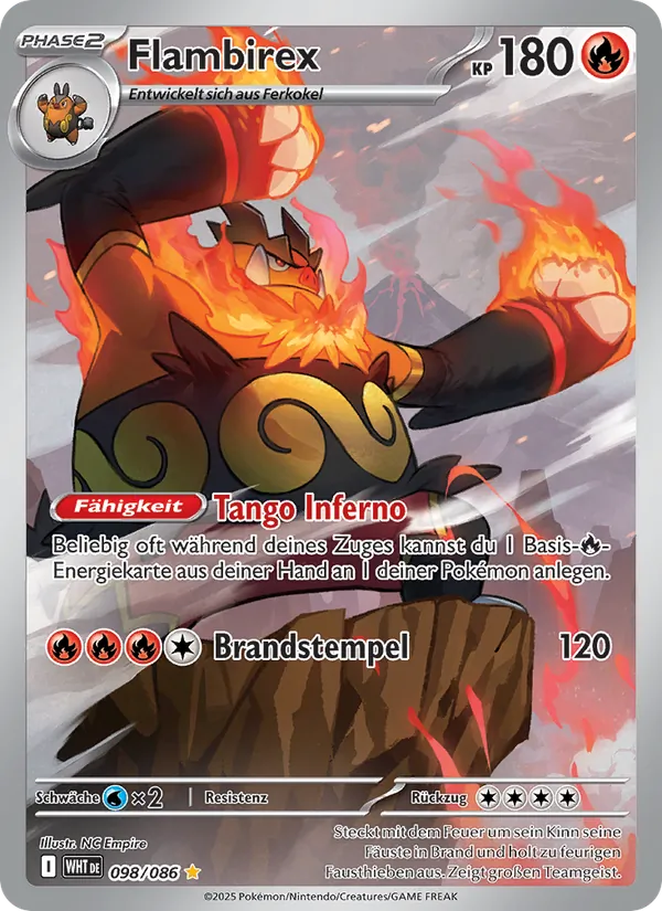 Flambirex, Weiße Flammen Nº 098