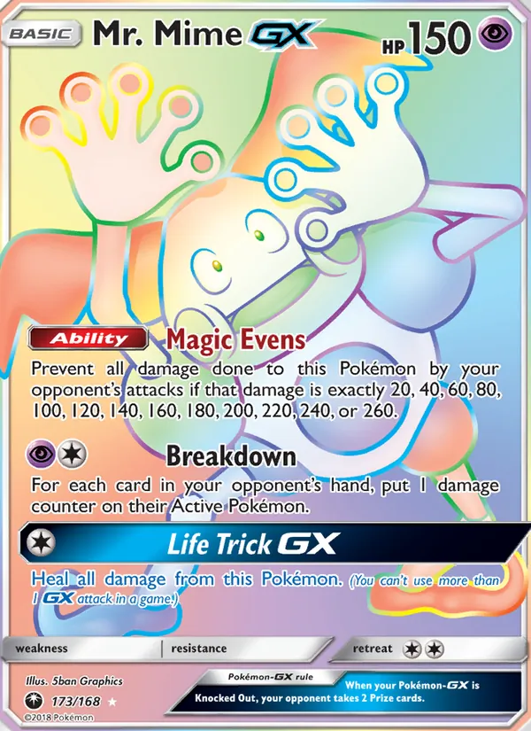 Mr. Mime GX, Celestial Storm No. 173
