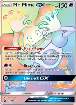Mr. Mime GX, Celestial Storm Nº 173 Normal
