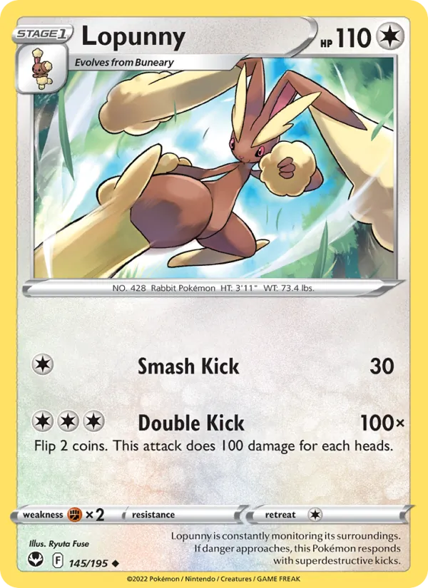 Lopunny, Silver Tempest Nº 145