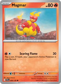 Magmar, Journey Together Nº 020 Normal