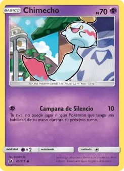 Chimecho, Invasión Carmesí Nº 43 Normal