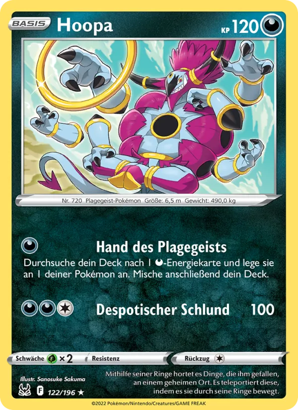 Hoopa, Verlorener Ursprung Nº 122