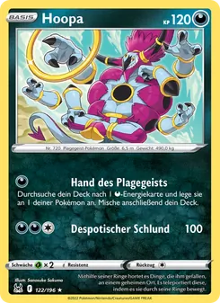 Hoopa, Verlorener Ursprung Nº 122 Normal
