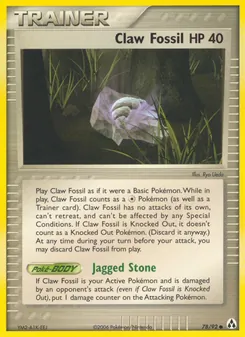 Claw Fossil, Legend Maker Nº 78 Normal